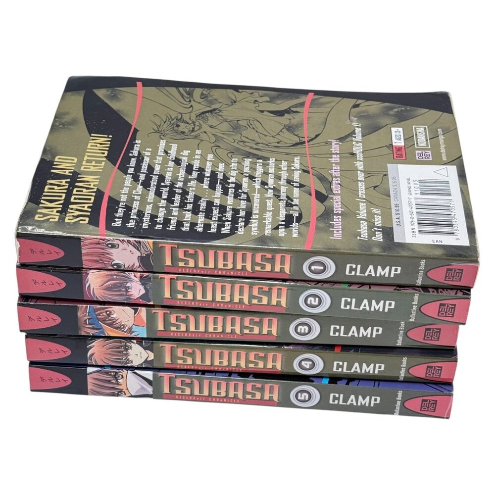 Tsubasa RESERVoir Manga Graphic Novel Lot 5 Clamp Volumes 1 2 3 4 5 English PB - Picture 4 of 16